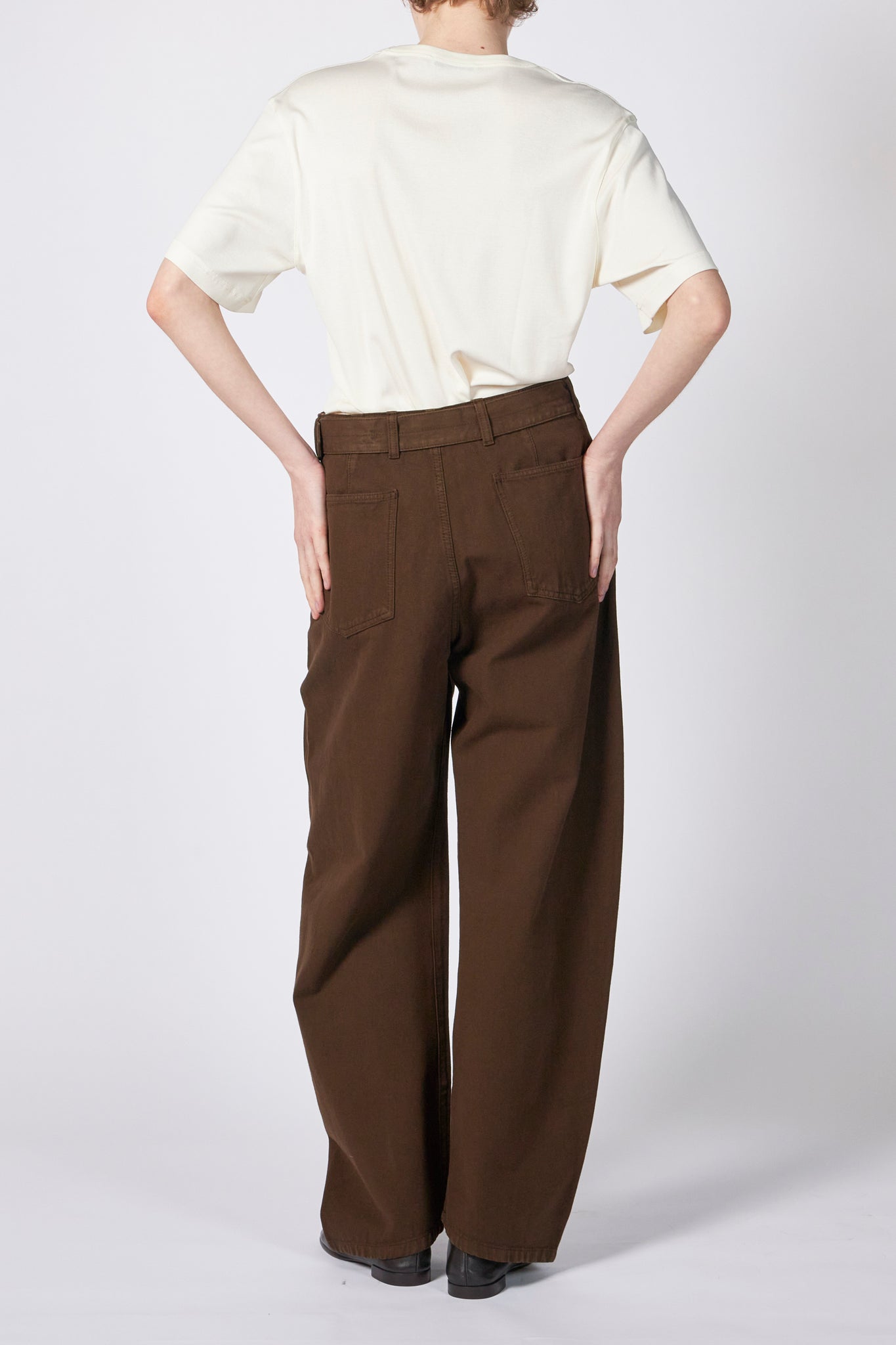 TWISTED BELTED PANTS – ATELIERMO