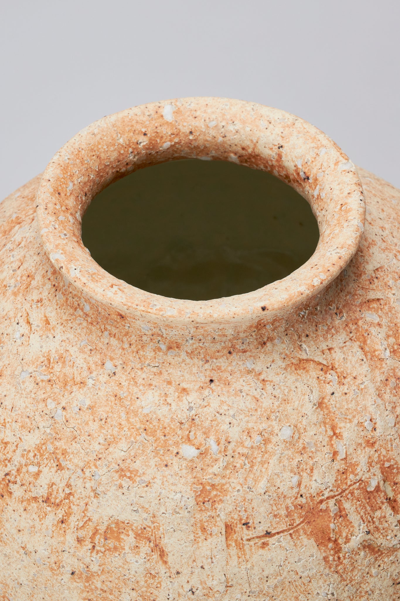 厚川 文子｜ARATSUCHI ROUND VASE L – ATELIERMO