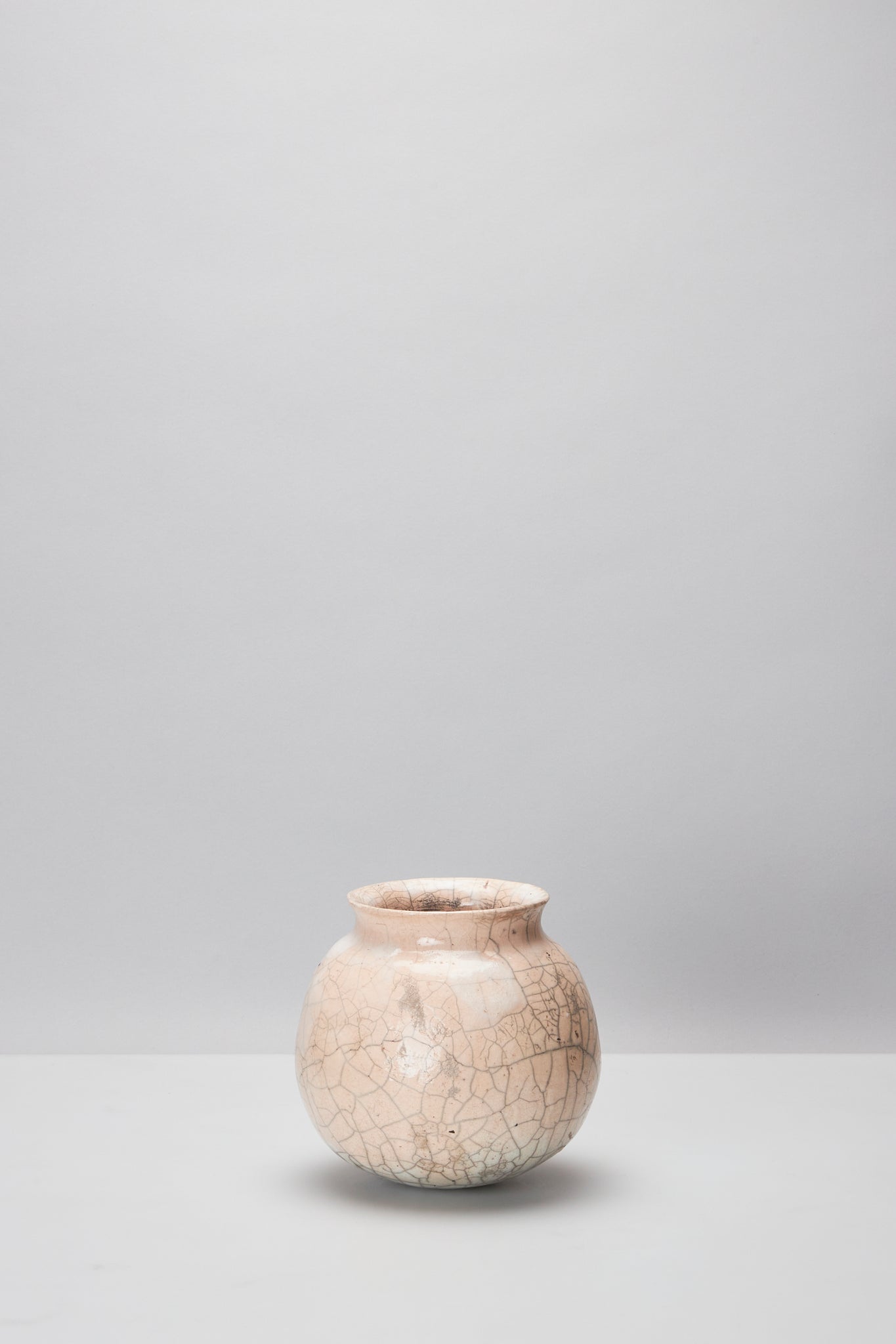 故金あかり 壺 故金 あかり｜RAKU WARE JAR N – ATELIERMO