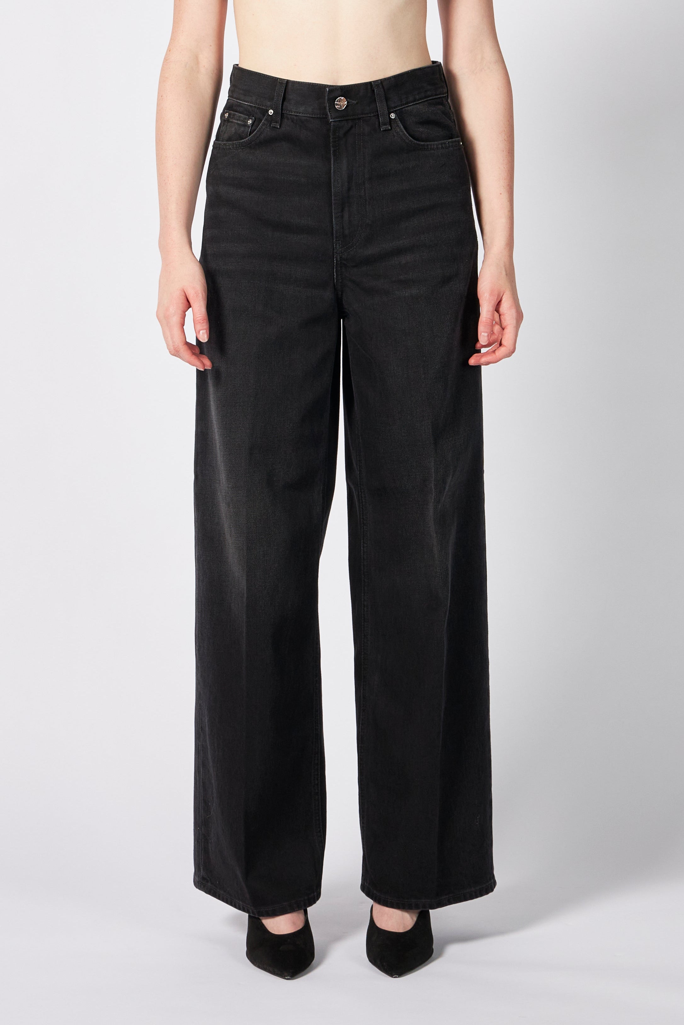 FADED HARD TWIST BROWN DENIM 5P PANTS – ATELIERMO