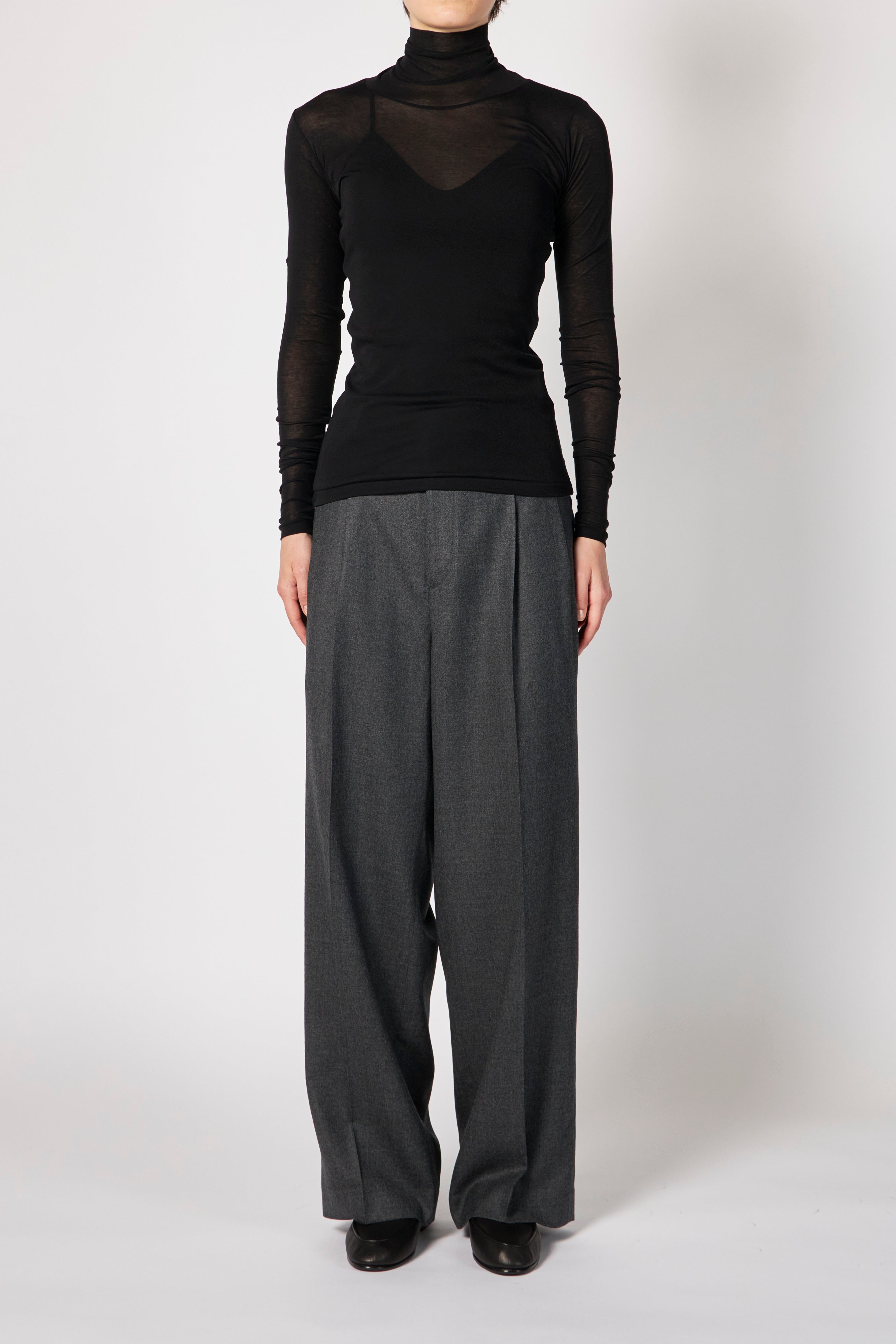 SUPER HIGH GAUGE SHEER RIB L/S TEE – ATELIERMO